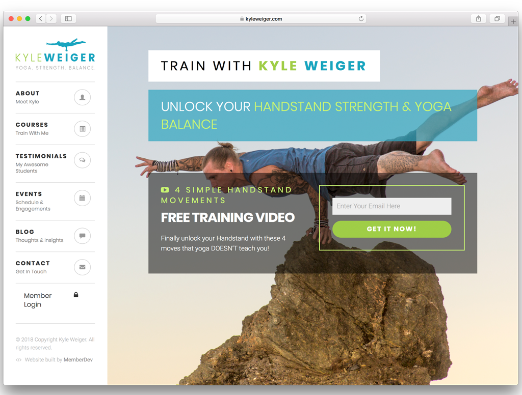 Kyle Weiger homepage